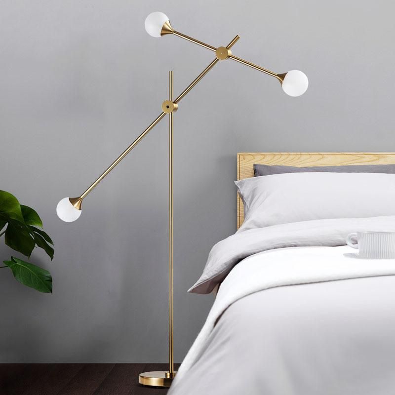 Modern Home Deco Lighting Nordic Glass Floor Lights LED Living Room Standing Glass Floor Lamp (WH-MFL-97)