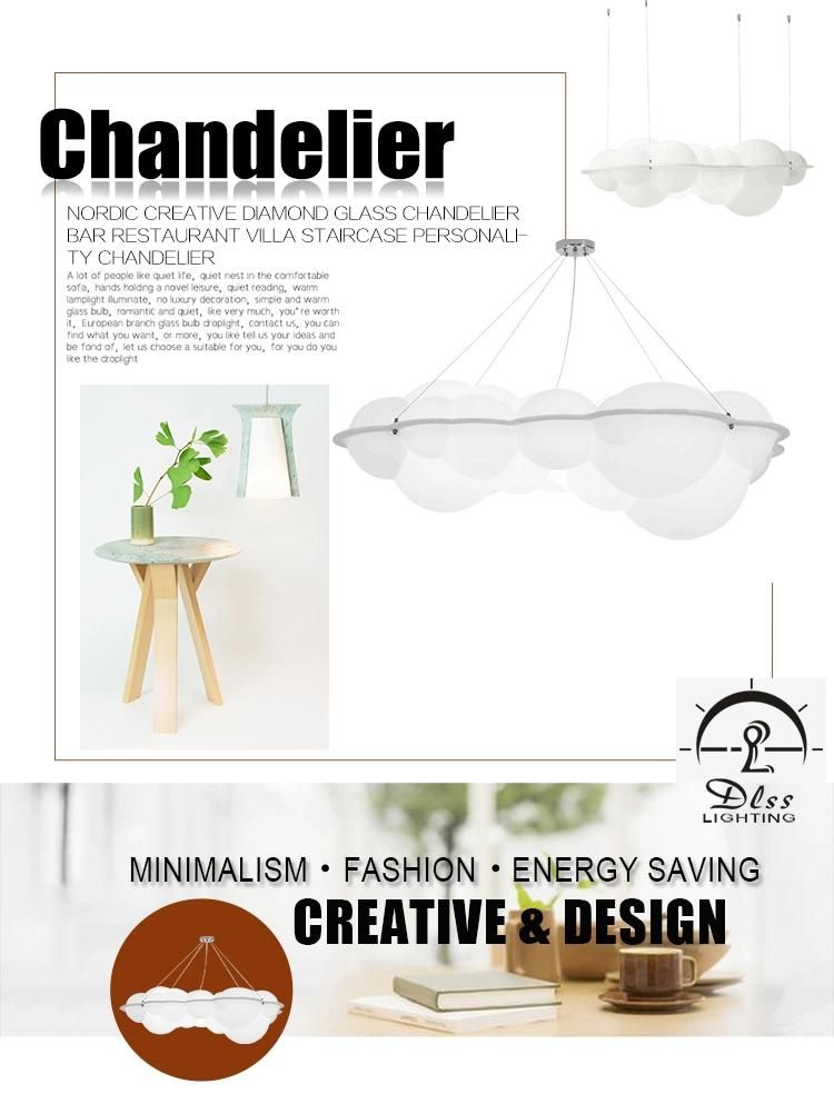 Dlss Lighting Acrylic Deep Cloud Chandelier
