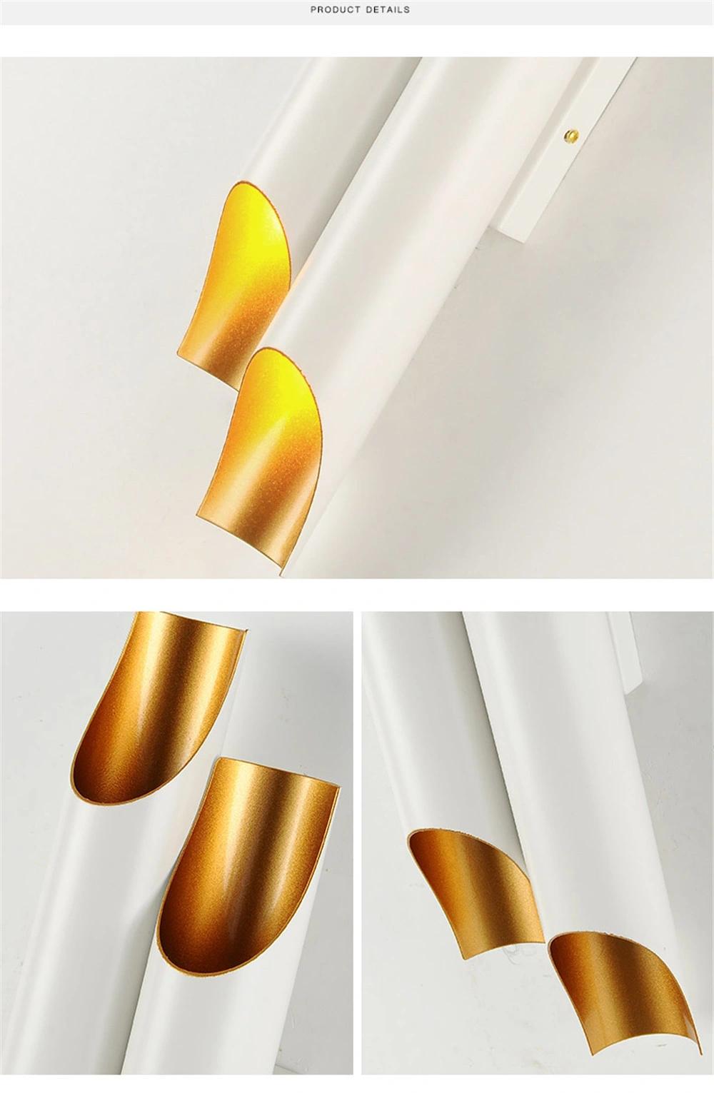 Modern Design Wall Lamps Rustic Sconce Lighting for Bedroom/ Living Room White+Gold Home Decoration Wall Lamp Indoor Modern