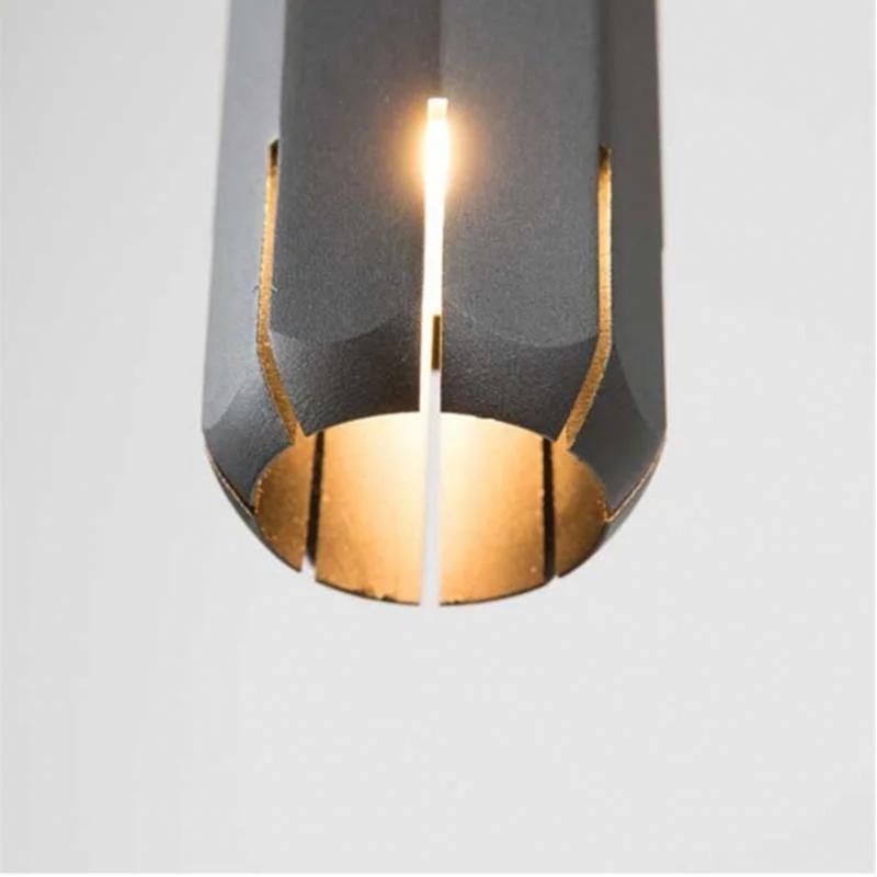 Nordic Long Pendant Light Design Gold Lamp Modern Aluminum Lights Dining Room Living Room Pendant Lamp (WH-AP-159)