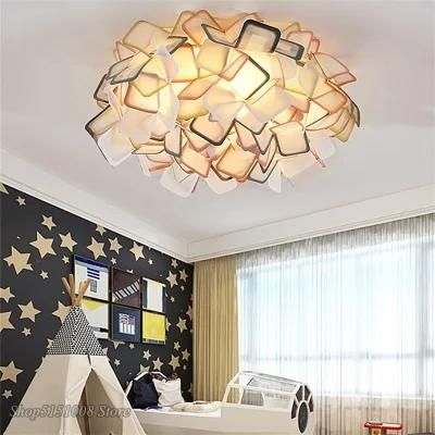 Nordic Ceiling Lights Warm Flower Balcony Living Room Bedroom Scandinavian Lights (WH-MA-162)