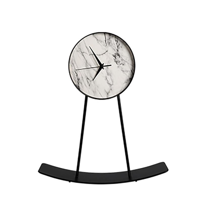 Nordic Modern Living Room Clock Desk Lamp Bedroom Bedside Desk Lamp