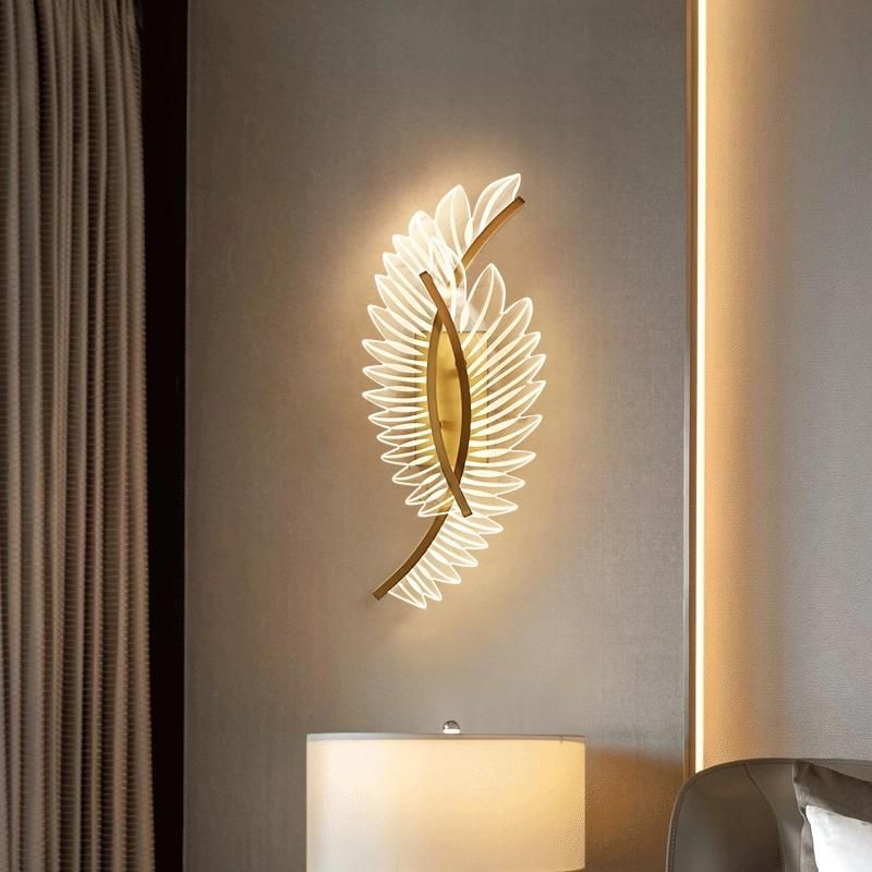 Modern Gold Designer Wall Lights for Bedroom Bedside Wall Sconce (WH-OR-125)