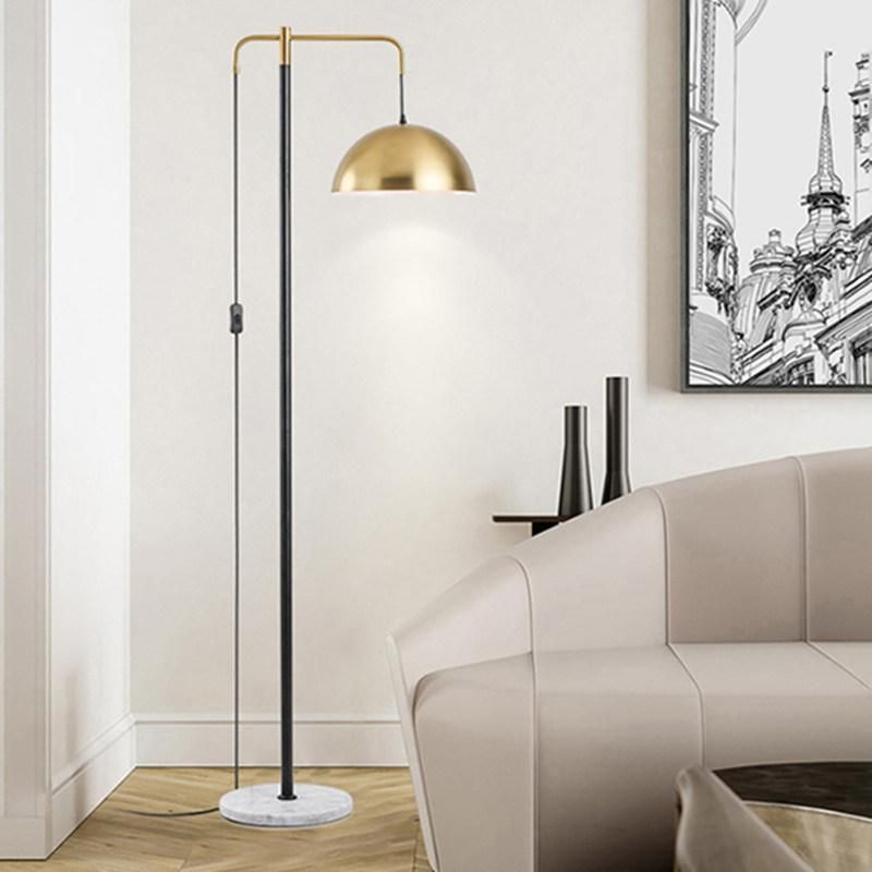 Modern Marble Floor Lamp Creative Iron Floor Lamp for Living Room Decor Light Home Night Table Lamp (WH-MFL-64)