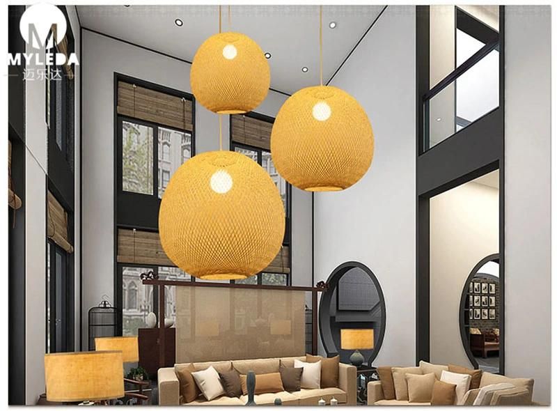 Cage Traditional Handmade Bamboo Lamp Pendant Light