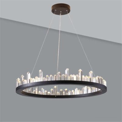 Modern Crystal Pendant Lights Living Room Kitchen Bedroom Hanging Light Fixtures Dining Room Modern Decor Hanging Lamps