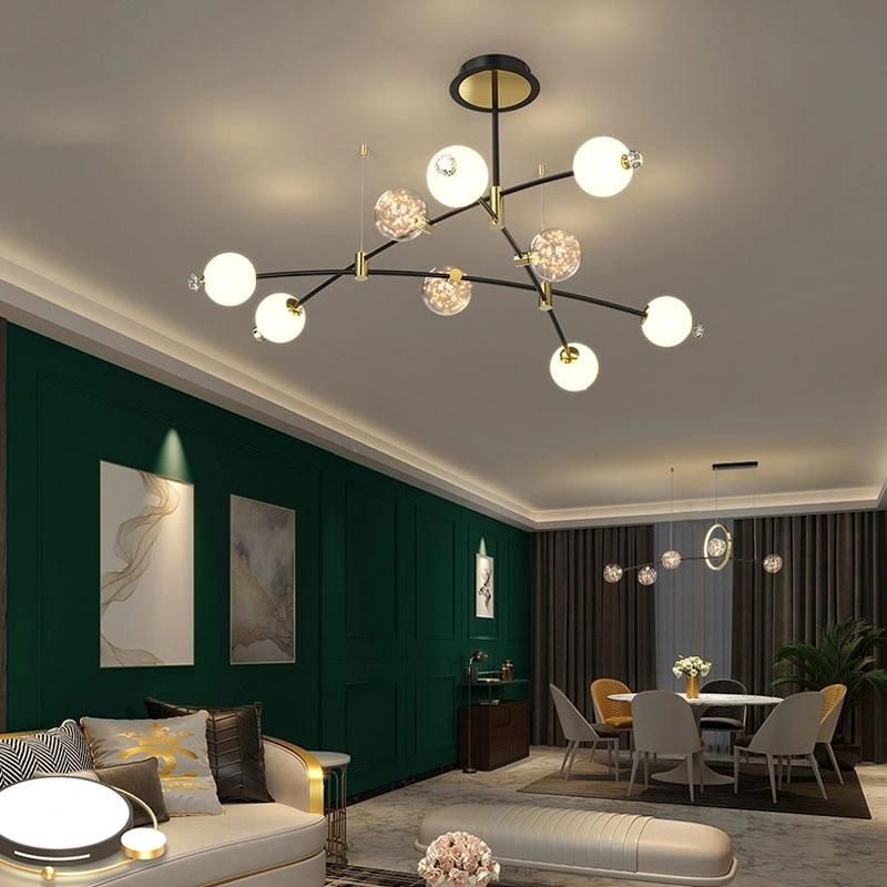 Living Room LED Modern Chandelier Lighting Personality Creative Simple Pendant Lamp