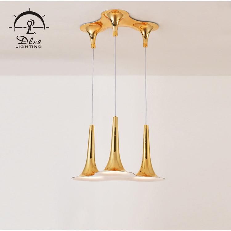 Gold Decorative Italian Acrylic Bar Pendant Lamp