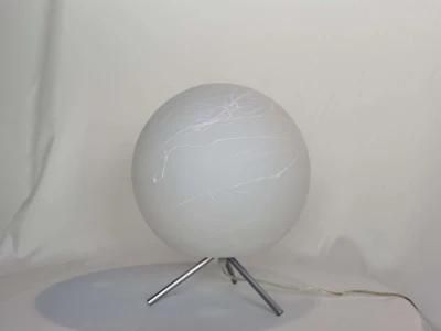 High Quality Fashion Design Indoor Lighting Modern Kids Bedroom 3D Silk Material Moon Table Lamp
