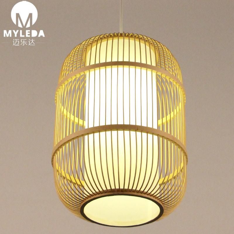Handmade Rattan Wooden Bamboo Pendant Light