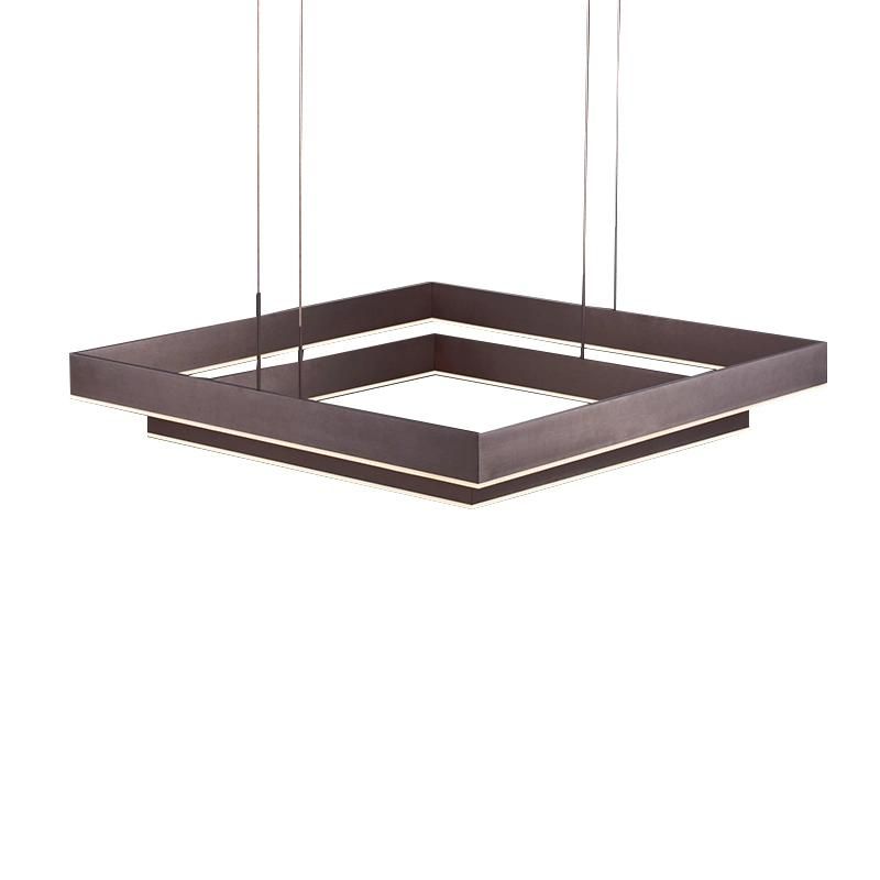 Industrial Geometric Design Modern Style Dining Room Pendant Lamp Light