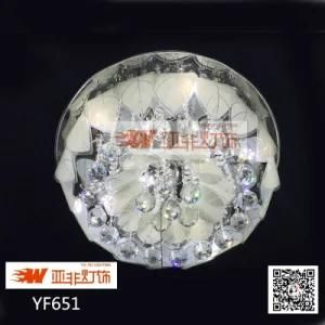 2015 New Model Crystal LED Ceiling Lamp for Bedroom (YF651)