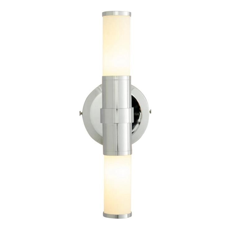 Art Deco Glass Tube Lampshade Double Lighting Heads Wall Lamp