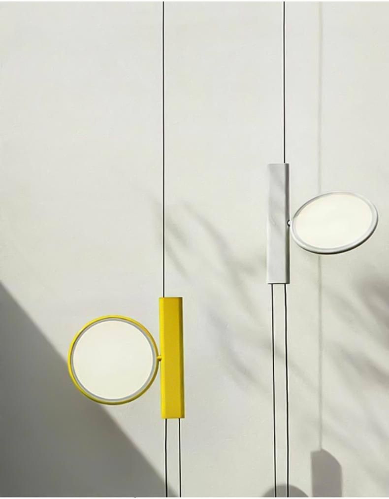 Post-Modern Color Pendant Light Individual Designer Lights Reading LED Living Room Bedroom Pendant Lamp (WH-AP-191)