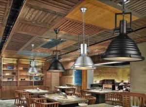 Hot Selling American Bar Shop Interior Pendant Lamp with Lampshade