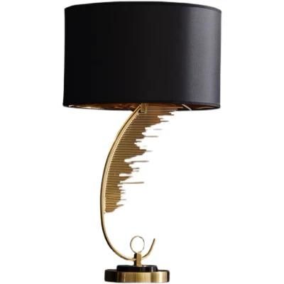 New American Retro Luxury Living Room Sofa Side Several Lights Main Bedroom Bedside Lamp Designer Creative Metal Table Lamp