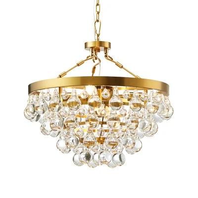 Modern Luxury Crystal Lighting Chandelier Golden Finish LED Modern Chandelier