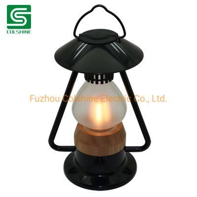 Dimmable Camping Lantern Singing Table Lantern with Tooth Speaker