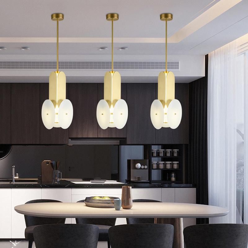 Living Room Chandelier European Light Luxury Modern Minimalist Designer Model Room Glass Bedroom Dining Room Creative Personality Pendant Lamps