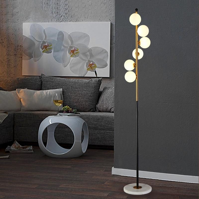 Modern LED Living Room Standing Luminaires Nordic Lights Bedside Floor Lamps for Living Room (WH-MFL-33)