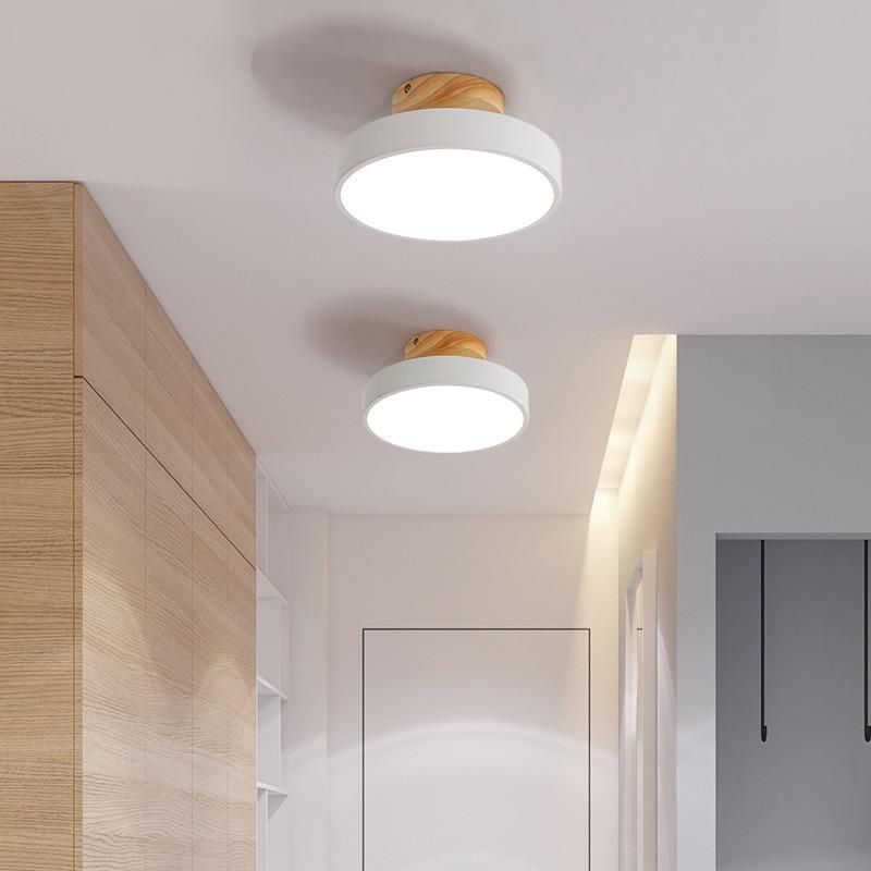 Ceiling Lights Modern LED Nordic Wood Lighting Fixture Indoor LED Panel Ceiling Light (WH-WA-24)