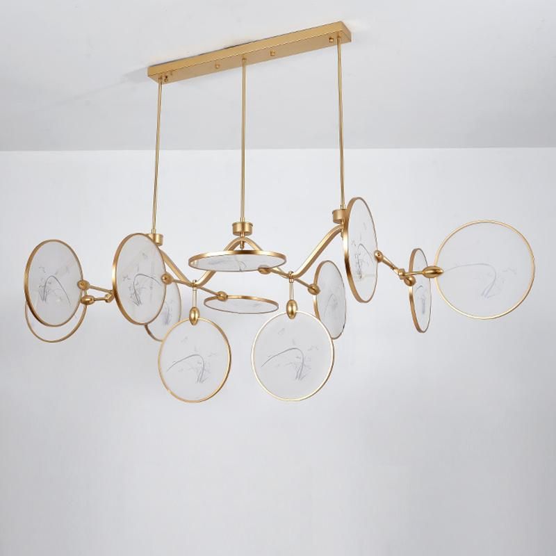 Chinese Style Fan Shape Pendant Lamp restaurant Chandlier Bedroom Lamp