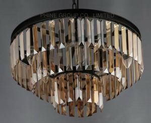 Round Modern Crystal Decorative Pendant Lamp for Home or Hotel