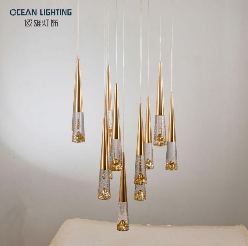 Modern LED Chandelier Living Room Lights Chandelier Om82203004 --1 Heads Dia12 H120cm