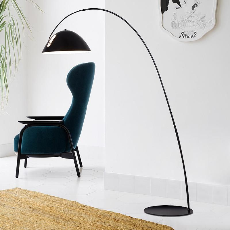 Nordic Simple Modern Creative Personality Designer American Hotel Sitting Room Study Bedroom Fishing Column Lamp Floor Lamp