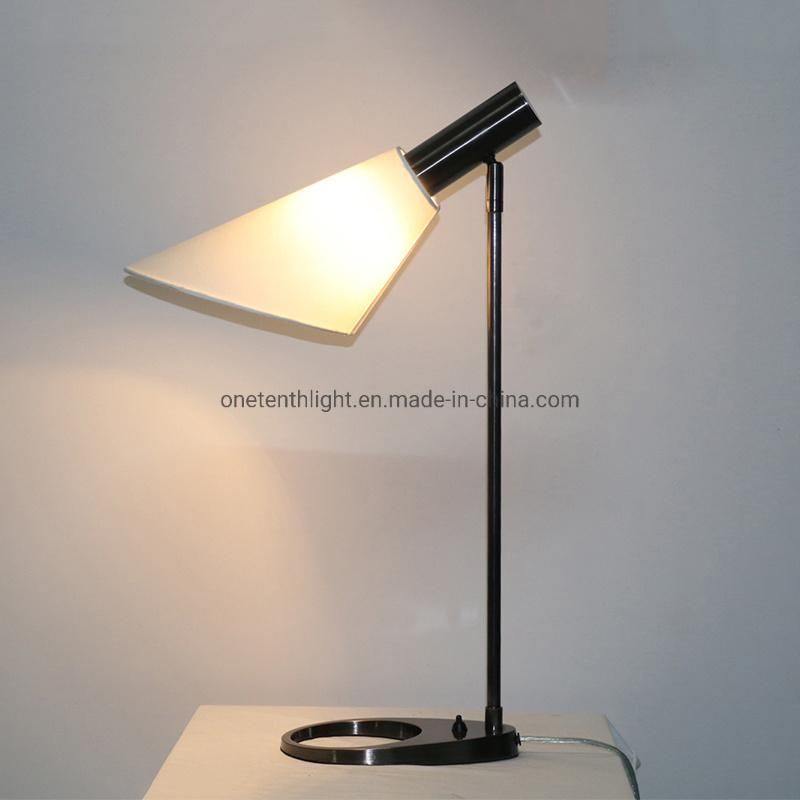 Metal Base and Fabric Shade Table Lamp