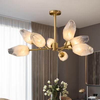 All Copper Creative Restaurant Lighting Villa Penthouse Living Room Chandelier