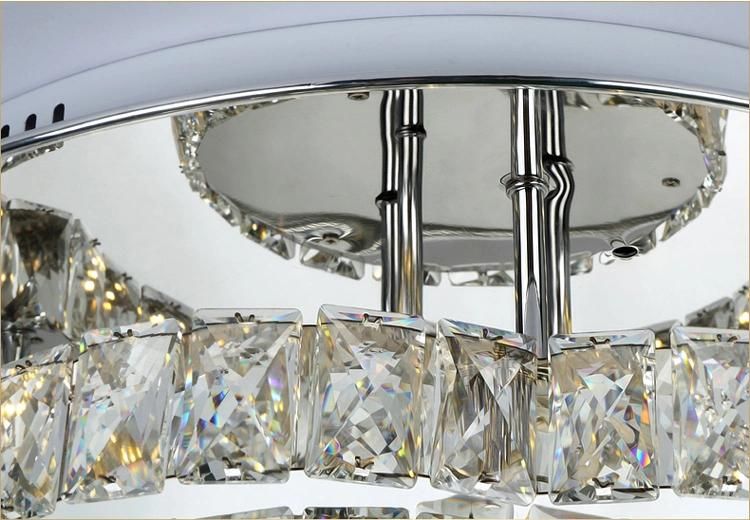 New Style Living Room Indoor LED Ceiling Crystal Light Chandelier Lighting India