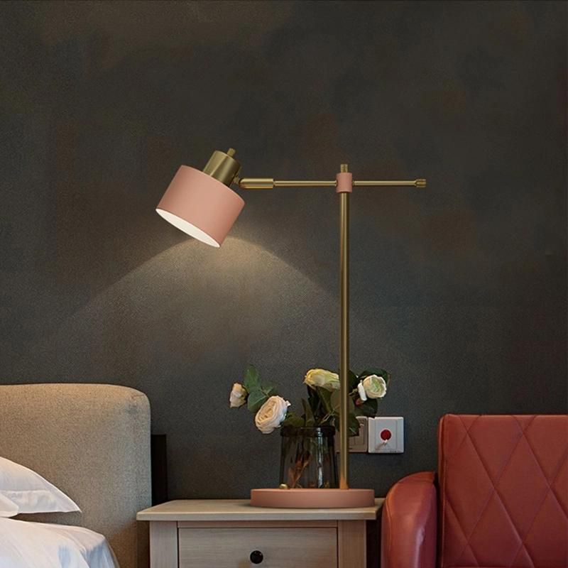 Vintage Style Desk Lamp Colorful Table Lamp Nightstand Lamp Light