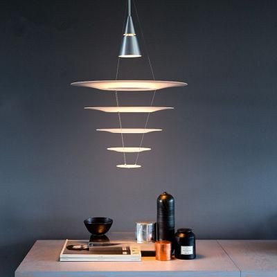 Modern Designer Pendant Lamp Creative Alloy Multi-Layer Pendant Lamp Living Room Kitchen Suspension Lights (WH-AP-133)