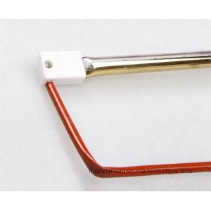 Single Tube Halogen Infrared Lamp with Gold Reflector