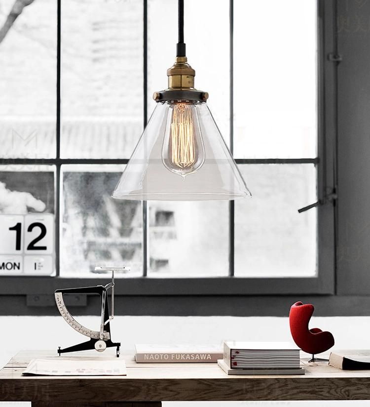 Indoor Simple Glass Chandelier Pendant Lamp Lighting for Room Decoration