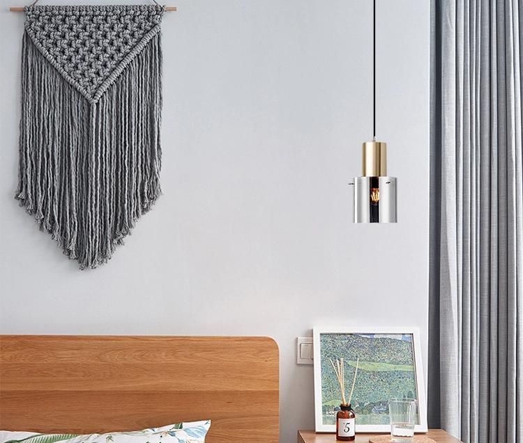 Rose Gold /Brass Metal and Smoek Glass Hanging Pendant Light Lighting for Kitchen/ Dining Room