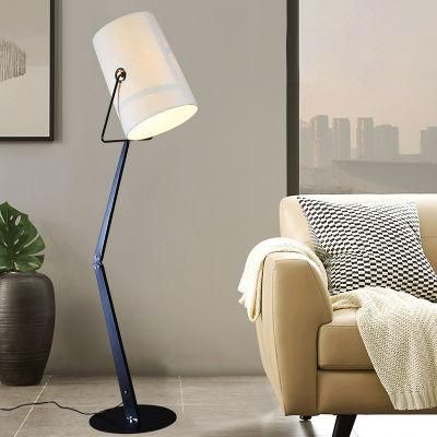 Nordic Modern Simple Hardware Cloth LED Floor Lamp Tall Standing Floor Lamp (WH-MFL-123)