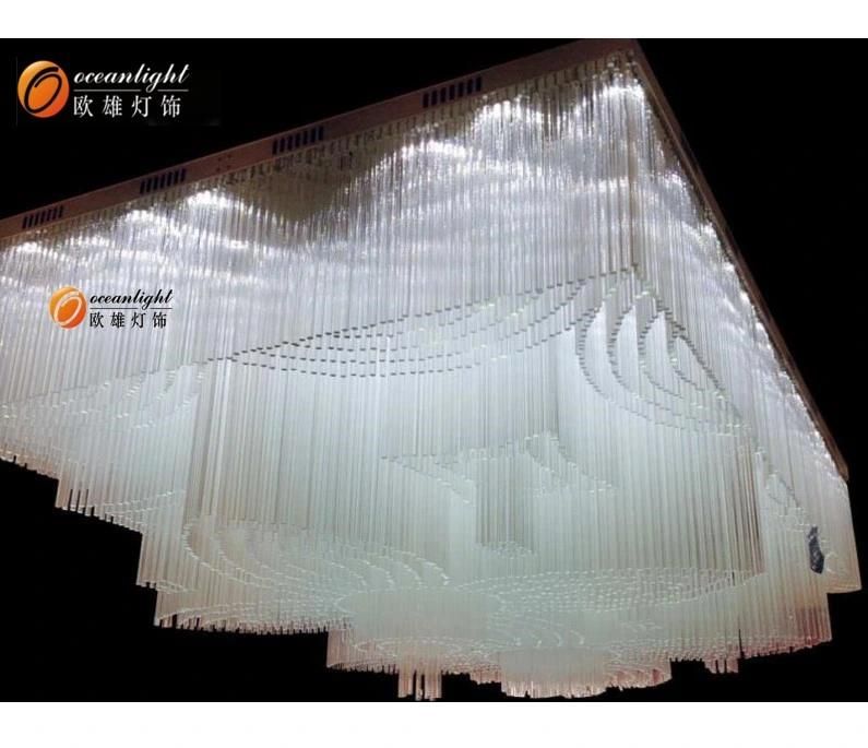 Modern Lobby Crystal Hotel Chandelier Pendant Light for Project Chandelier Chandeliers Lighting