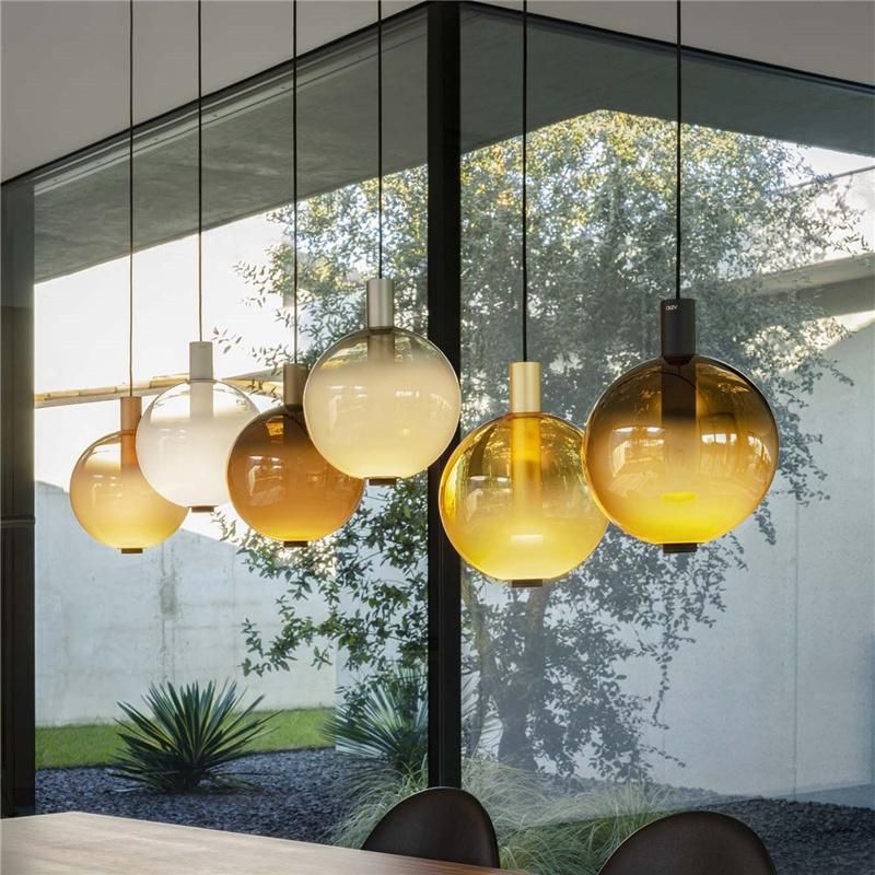 Modern Glass Ball Pendant Lights Creative Designer Luxury Lamp Restaurant Beam Nordic Chandelier (WH-AP-236)