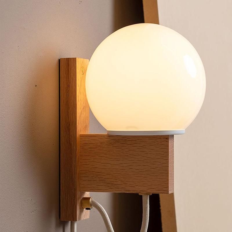 Modern Simple Living Room Dining Room Light Bedroom Bedside Wall Lamp