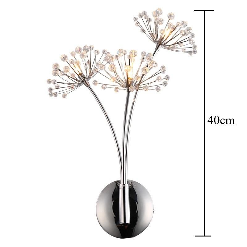 Nordic Creative Dandelion Flower Wall Lamps Bathroom Bedroom Bedside Dandelion Lamp (WH-OR-170)