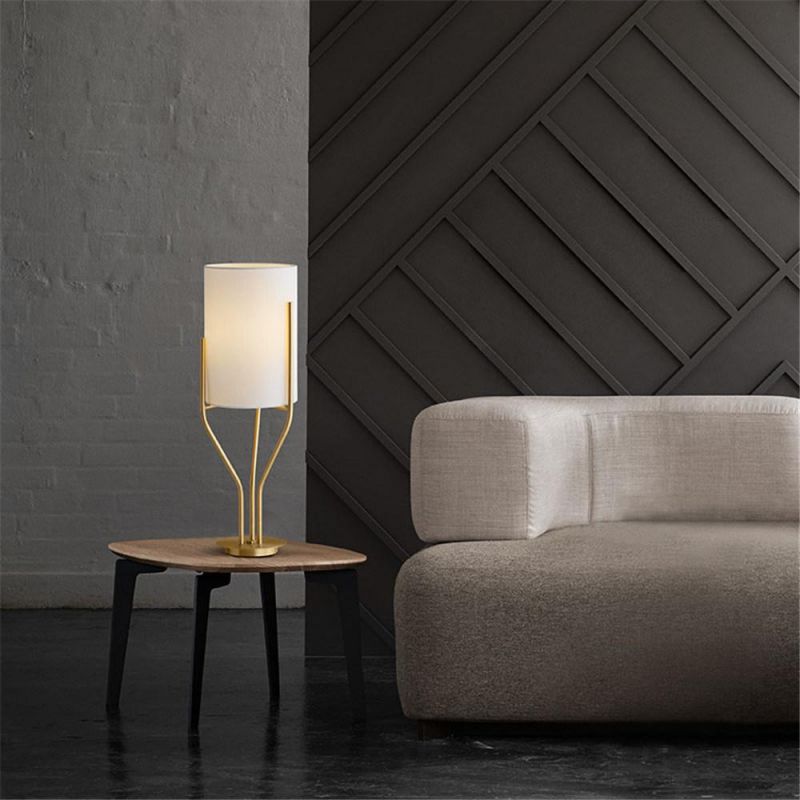 Hotel Project Modern Standing Lighting Floor Lamp with Fabric Shade
