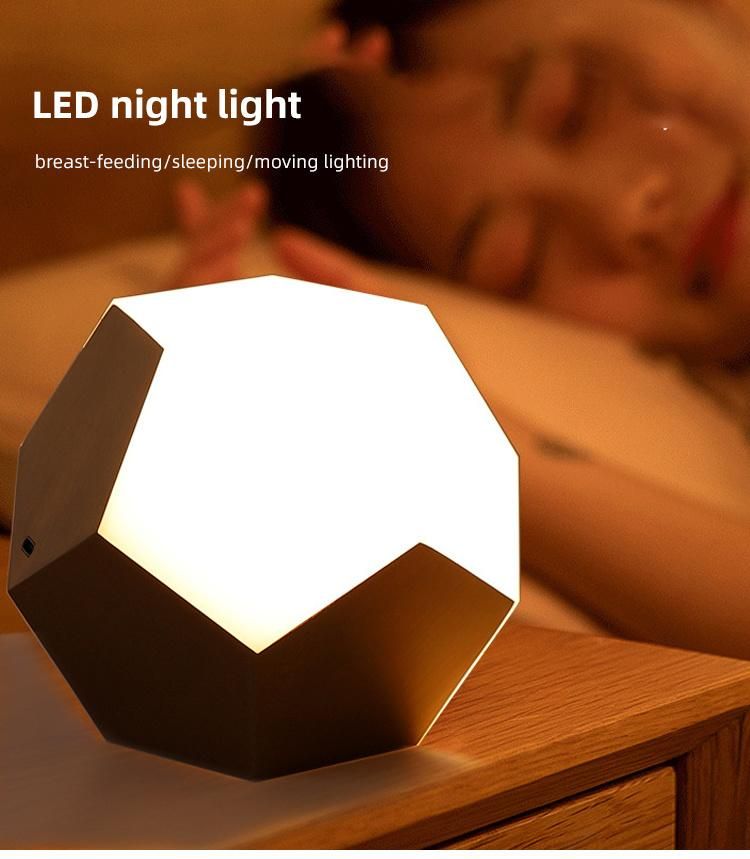 USB Desk Lamp Bedroom Bedside Children Sleeping Toy Warm RGB LED Night Light