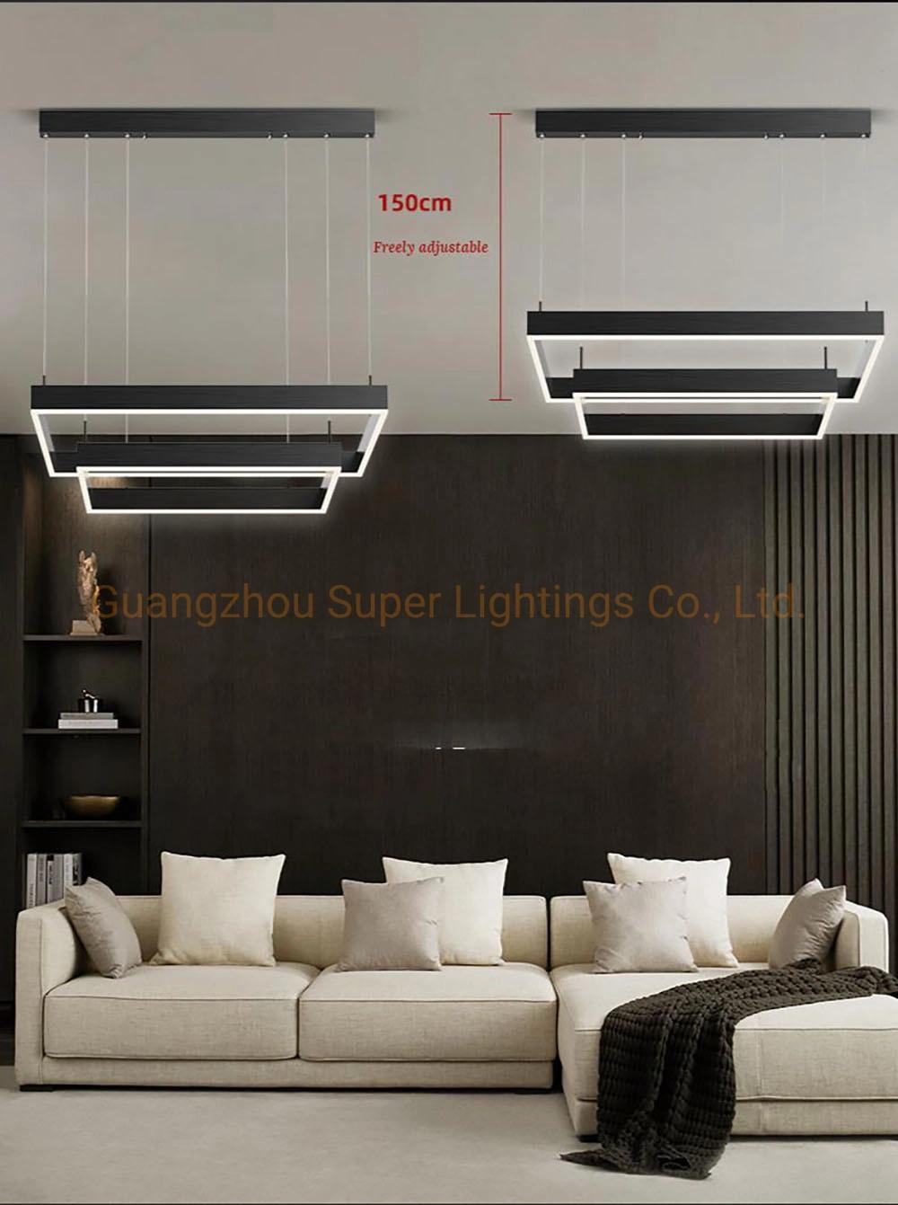 High Quality White Square Decorative Residential Coffee LED Ceiling Light