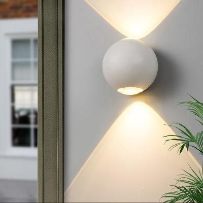 LED Round Simple Modern Light Villa Hotel Bedside Living Room Bedroom Corridor Wall Lamp