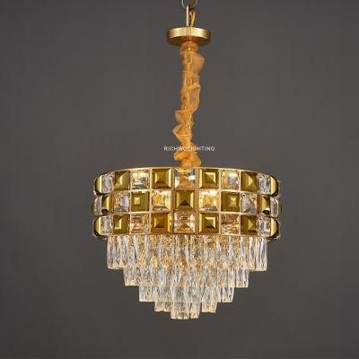 Modern Clear Crystal Glass Pendant Lighting Chandelier ceiling Lamp 2021 Guzhen Lights