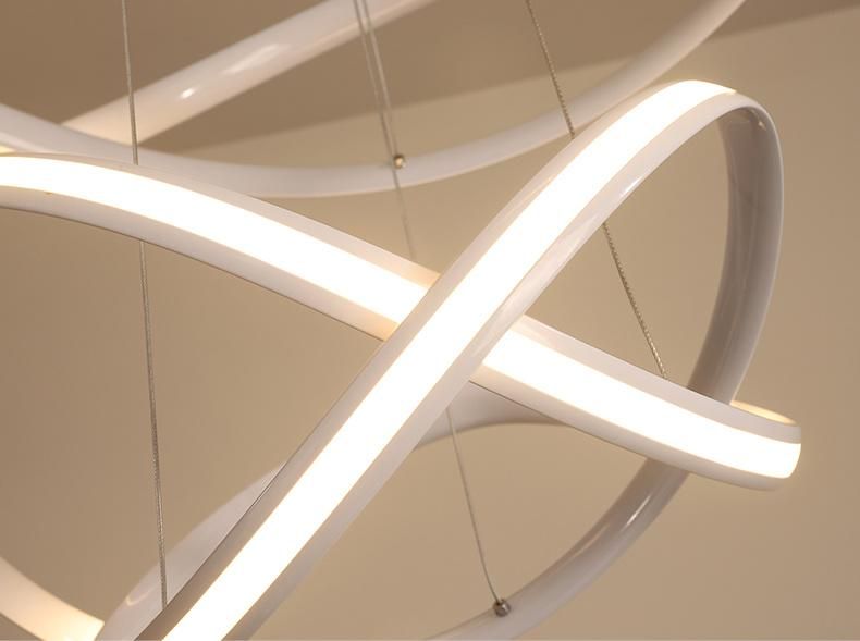 Living Room Bedroom Ring Chandelier Modern Lamp Modern Chandelier