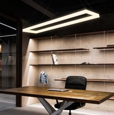 Rectangle LED Conference Pendant Lights Hanging Light Office Linear Light for Office, Gym, Mall Zf -Cl-074