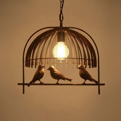 Nordic Bird Lights Bedroom Dining Room Pendant Lamp Amercian Country Droplight (WH-VP-139)